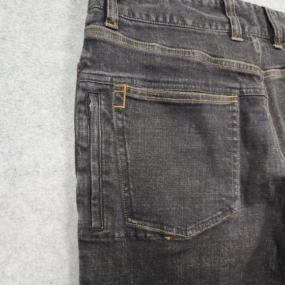 Club Ride Jeans 32x32 Gray Black Cycling Commuter Denim Stretch Reflective - Picture 8 of 13